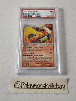 Charizard ex 105/112 - Fire Red & Leaf Green *PSA 7 - NM* Holo Pokemon Card - Image 1