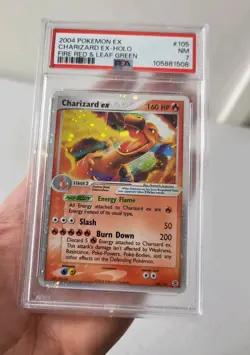 Charizard ex 105/112 - Fire Red & Leaf Green *PSA 7 - NM* Holo Pokemon Card - Image 5