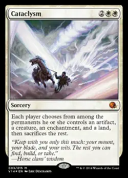 Cataclysm -Foil Near Mint MTG From the Vault: Annihilation - Image 1
