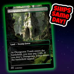 Overgrown Tomb - Custom Art Magic: The Gathering Playtest Card - Commander EDH - Image 1