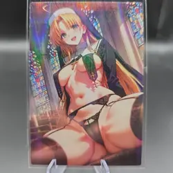 Asia Argento High School Dxd Anime Waifu Card Doujin ACG Goddess Holo - Image 1