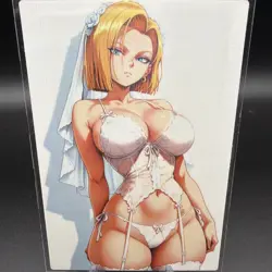 Number 18 Anime Waifu Card Doujin ACG Goddess Holo - Image 1