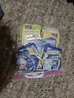Pokemon Card Lot, Condition Varies. Japanese. Unsearched Gallon Ziplock Bag Full - Image 1