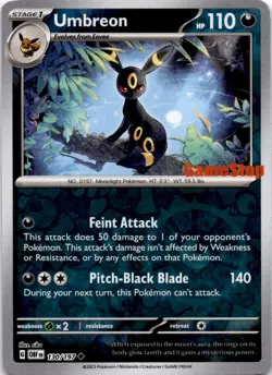 Umbreon - (GameStop Exclusive) Promo Miscellaneous Cards & Products 130/197 NM - Image 1