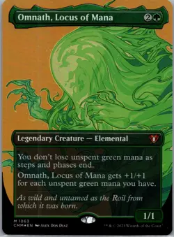 Omnath, Locus of Mana (Textured 1063) FOIL Commander Masters NM - Image 1