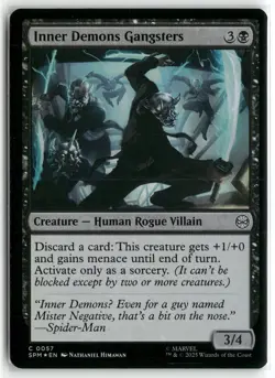 Inner Demons Gangsters C Marvel's Spider-Man 57 NM - Image 1