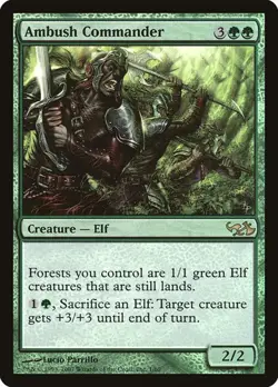 Ambush Commander - Foil Duel Decks: Elves vs. Goblins HP MTG - Image 1