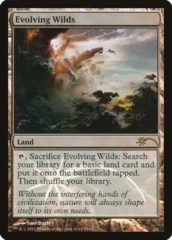 Evolving Wilds - Foil Promo Friday Night Magic 2012 HP MTG - Image 1