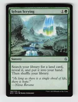 Sylvan Scrying*Non-Foil* Battle for Zendikar 192 LP - Image 1