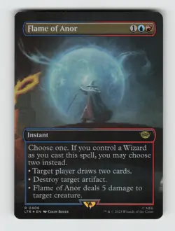 Flame of Anor (Borderless)*Foil* LTR 406 LP - Image 1
