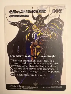 Golbez, Clad in Darkness, Syr Konrad, the Grim - FCA 0010 NM - MTG Magic - Image 1