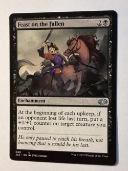 MTG Magic the Gathering Feast on the Fallen (68/835) Jumpstart 2022 NM - Image 1