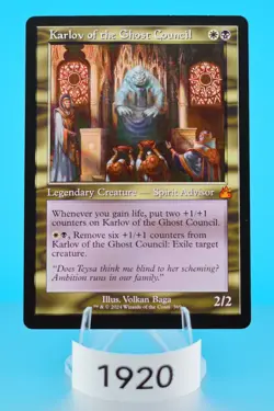 MTG Karlov of the Ghost Council (Retro Frame) Ravnica Remastered Regular #369 - Image 1