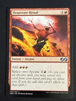 1x Desperate Ritual (127) Ultimate Masters LP MTG Magic the Gathering x1 MKE - Image 1