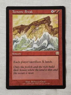 NM Tectonic Break Mercadian Masques Mtg Magic the Gathering - Image 1
