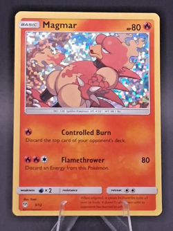 Magmar 3/12 McDonald's Promo 2019 Holo Pokemon TCG Card - NM - Image 1