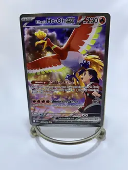 Pokemon TCG Ethan's Ho-Oh ex 230/182 Sv10: Destined Rivals Holo - Image 2