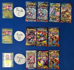 Pokemon TCG Booster Pack Lot + Promo, Choose Your Bundle, Venusaur, 151, Path,09 - Image 1