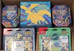 🔥 Pokemon TCG Ascended Heroes 1x ETB _2x Mega Charizard Tin X Y _2x Blister - Image 2