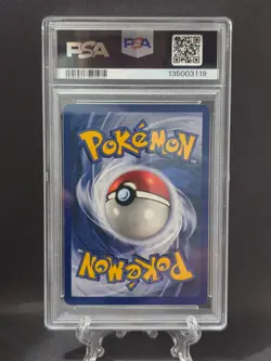 1999 Pokemon Base Set Unlimited #16 Zapdos Holo PSA 8 - Image 2