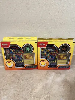 2x Pokemon Day 2026 Collection Box Bundle 30th Anniversary Pikachu Promo Sealed - Image 1