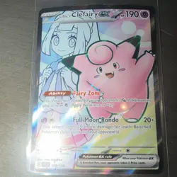 Pokemon Lillie's Clefairy ex 173/159 Journey Together Ultra Rare Holo HP 190 - Image 1