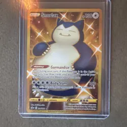 Pokemon Snorlax Secret Rare Full Art 224/198 Sword & Shield Chilling Reign Holo - Image 1