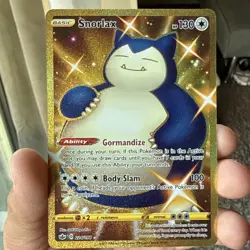 Pokemon Snorlax Secret Rare Full Art 224/198 Sword & Shield Chilling Reign Holo - Image 4