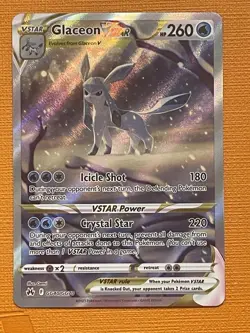 Pokemon Glaceon VSTAR GG40/GG70 Crown Zenith Galarian Gallery Ultra Rare Holo - Image 1