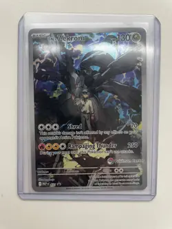 2026 N's Zekrom 031 MEP Ascended Heros ETB Promo Pokemon Center Stamp - Image 1