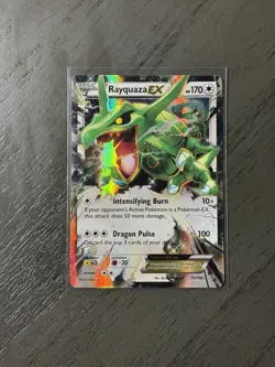Pokemon TCG Rayquaza EX 75/108 Roaring Skies Holo - Image 1