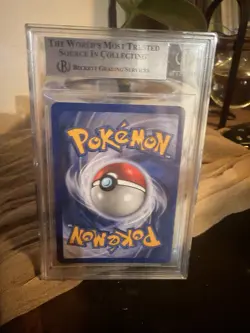 Pokemon Charizard Base Set Unlimited 1999 Holo Rare BGS 7 4/102 120 HP Fire - Image 2