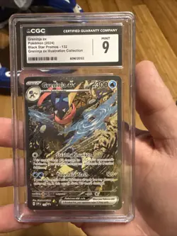 Greninja EX 132 Illustration Collection Pokemon CGC 9 Mint - Image 1