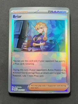 Briar 100/131 Poke Ball Pattern Prismatic Evolutions Pokemon TCG - Image 1