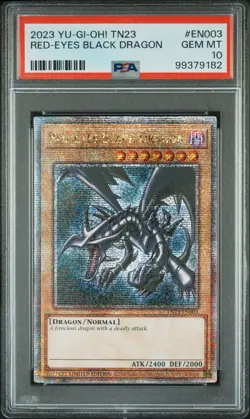 Red-eyes Black Dragon TN23-EN003 QCR Promo Yugioh PSA 10 *182 - Image 1