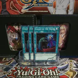 Yugioh! 3x Called by the Grave SDWD-EN026 Common - Image 1