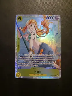 One Piece Card Game TCG Nami EB03-053 SR Heroines Edition M/NM Condition - Image 1
