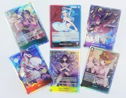 One Piece TCG Nico Robin, UTA, Vinsmoke, Leader LOT ENG X 6 EB03-055 HEROINES SR - Image 1