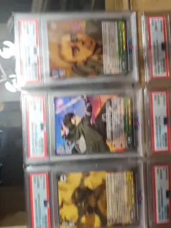 Psa 10 Weiss Schwarz Attack On Titan Final Season Full Set Of 10 RR Foils - Image 2