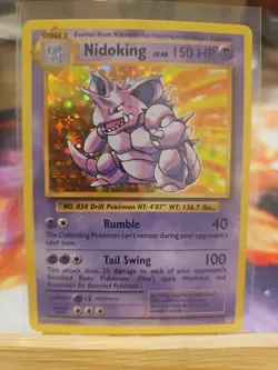 Pokemon Nidoking Holo Rare TCG Card 45/108 XY Evolutions - Image 1
