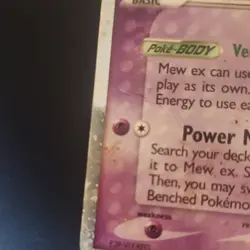 Pokemon Mew ex EX Legend Maker Ultra Rare Holo 90 HP Card 88/92 2006 SWIRL - Image 4