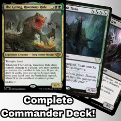 MTG Commander EDH Deck The Gitrog, Ravenous Ride 100 Cards Custom Deck Sacrifice - Image 1