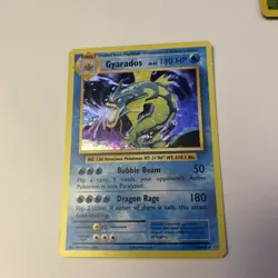 Pokemon TCG XY Evolutions Gyarados Holo Rare Card 34/108 - Image 1