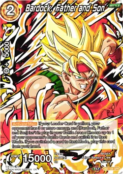 Dragon Ball Super Card Game Bardock, Father and Son DPR Card - Image 1