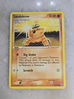 Sandshrew 82/113 2005 EX Delta Species Pokemon Card TCG Pack Fresh - Image 1