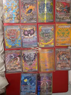 Real pokemon cards holo full art valuable Pokemon txt flawless mint condition - Image 1