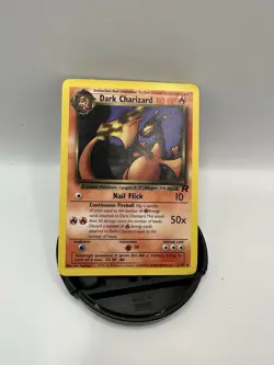 Pokemon TCG Dark Charizard 21/82 Team Rocket 80 HP 2000 Rare Card Stock - Image 1
