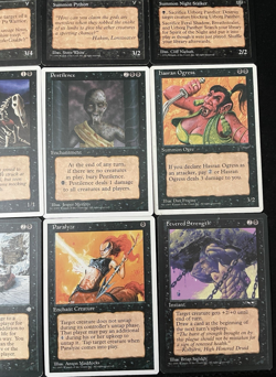 Vintage Magic Lot: 1995-1997 12 BLACK Card lot – Magic The Gathering - Image 3