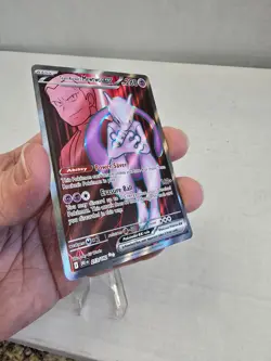 Pokemon Card TCG Mewtwo EX Team Rockets 213/182 Full Art Destined Rivals English - Image 2