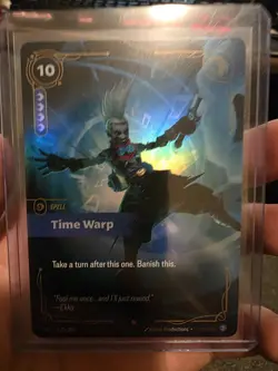 Time Warp 122/298 Riftbound TCG League Of Legends. Strong Card. - Image 1